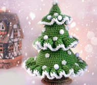 Christmas Tree Crocheted Plush 
