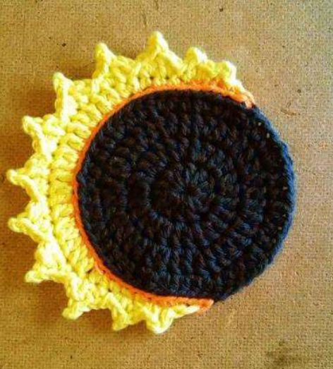 Solar Eclipse Coasters Set of 4