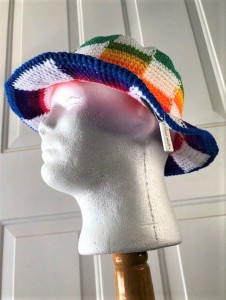 Rainbow Rush Bucket Hat (YOU CHOOSE COLORS Made to Order)