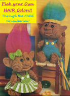 Troll Dolls Crocheted (Made to Order)
