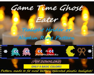 The Game Time Ghost Eater Tea Light Pattern (Instant PDF DOWNLOAD)