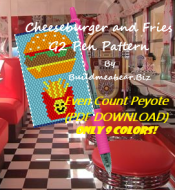Cheeseburger and Fries G2 Pen Pattern (PDF Download)