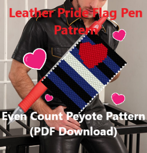 Leather Pride Pen Pattern (PDF Download)