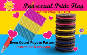 Pansexual Pride Pen Pattern (Instant PDF Download)