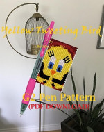 Yellow Tweeting Bird G2 Pen Pattern (PDF DOWNLOAD)